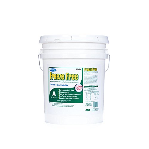 ComStar Freeze Free -50ºF, Aluminum Safe Boiler Anti-Freeze, Propylene Glycol Formula with Freeze Protection to -50º F Burst, Compatible with Aluminum Components, Made in USA, 5 Gallon (35-729)