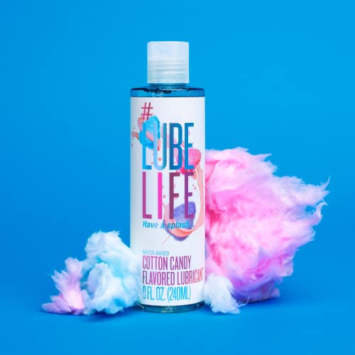 Lube Life Four Course Dessert Force, Includes Water-Based Flavored Lubricants, Strawberry, Watermelon, Mint Chocolate Chip, Cotton Candy, Made Without Added Sugar, Non-Staining, 8 Fl Oz #TOP5