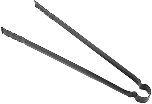 LATRAT Holzkohlezange,Grillclip, Kohlenzange, Metall-Kohlepinzette, Grill-Clip, Multifunktional, für Grillabende und Picknicks im Freien, 30 x 1,8 cm