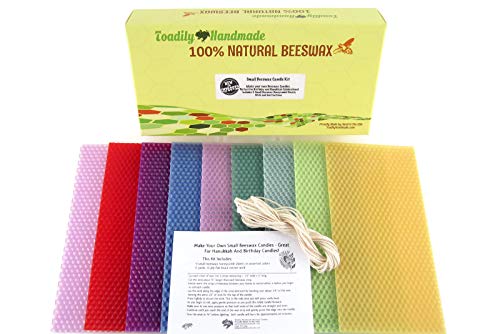 New & Improved Small Beeswax Candle Kit - Perfect For Making Hanukkah Or Birthday Candles! Comes In A Beautiful Gift Box! #TOP28