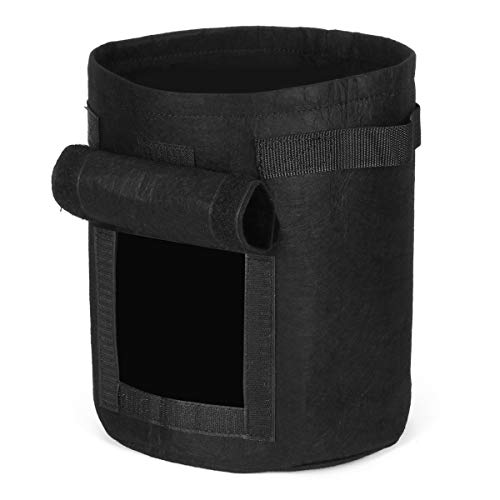 Bolsa de plantación de patata 18l contenedor de vegetales negro 4