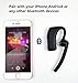 Walkie Talkie Bluetooth PTT earpiece Handfree Wireless Headphone Headset Mic for BaoFeng...