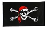 Star Cluster 90 x 150 cm Pirate Flagge Fahne (Pirate 90 x 150 cm)