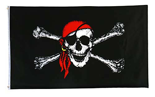 Piratenflagge Star Cluster 90 x 150 cm Fahne für Dekoration und Events
