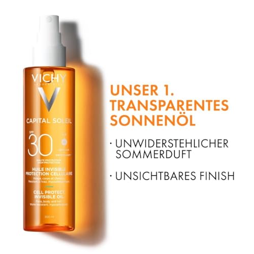 Soin Corps Huile Invisable Protection Cellulaire Solaire 30 Spf Vichy Le Flacon 200ml - vue 5