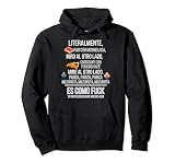 Meme Llados Cruasan Con Fucking Café - Es como fack - Panza Sudadera con Capucha