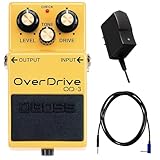 BOSS エフェクター オーバードライブ Overdrive/Distortion OD-3 PSA-100S2 VOX VGS-30付 ギター用 3点セット