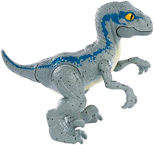 JURASSIC WORLD HATCH 'N PLAY DINOS Velociraptor Blue