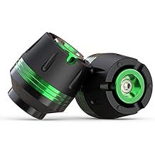Protector 2PCS CNC Aluminum Front Fork Frame Slider Wheel Motorbike Falling Protection Bike Motorcycle Accessories Parts Color Green