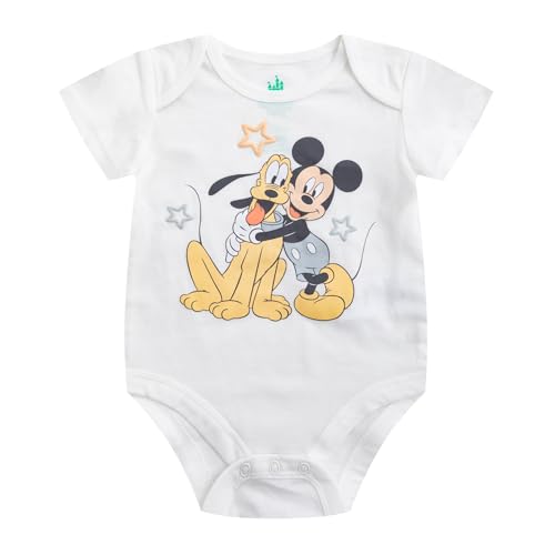 Disney Winnie the Pooh Baby Boys Pants Set with Bodysuit and Hooded Snap Quilted Jacket 3 Pack Set for Infant4