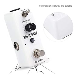 Pédale d’effet de suppression de bruit de guitare en alliage d’aluminium avec indicateur LED pour guitare électrique… - Les Beatles, Paul McCartney, John Lennon, RIngo Starr, George Harrison Pédale d'effet de suppression de bruit de guitare en alliage d'aluminium avec indicateur LED pour guitare électrique… – Image 5