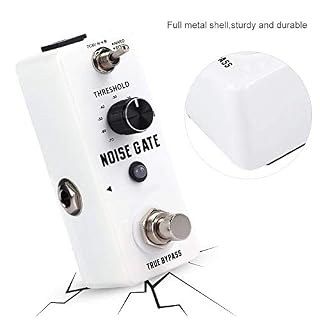 Pédale d’effet de suppression de bruit de guitare en alliage d’aluminium avec indicateur LED pour guitare électrique… - Les Beatles, Paul McCartney, John Lennon, RIngo Starr, George Harrison Pédale d'effet de suppression de bruit de guitare en alliage d'aluminium avec indicateur LED pour guitare électrique… – Image 5