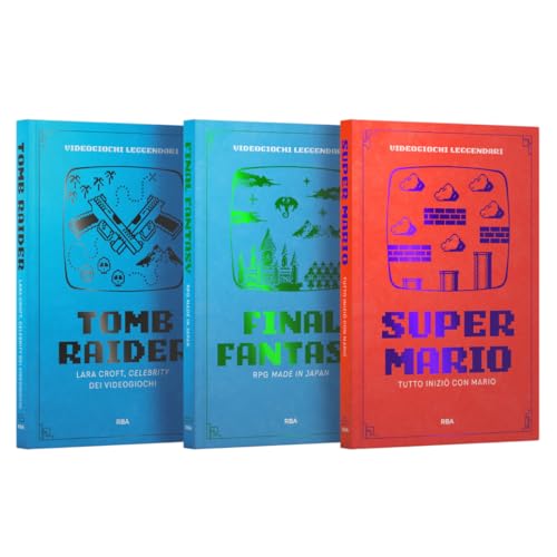 Videogiochi Leggendari Pack I. Contiene 3 libri: Super Mario, Final Fantasy, Tomb Raider