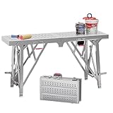 Verstellbare Arbeitsplattform, robuster Klappleiter mit rutschfester Lauffläche für Mehrzweckgerüste und Reinigungsaufgaben