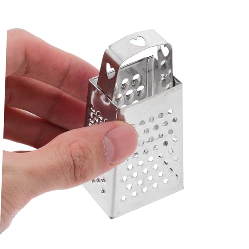 Set de 6 mini ralladores de acero inoxidable para cocina miniatura 7