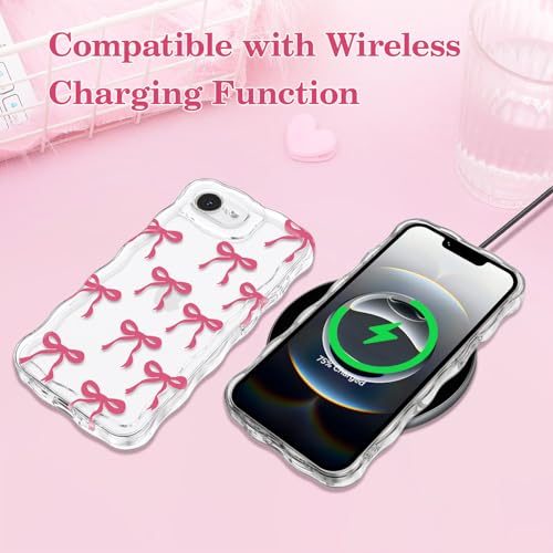 Coque iPhone 17e antichocs silicone transparent pour fille et femme