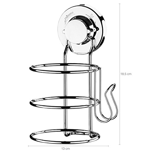 Suporte para Secador de Cabelo Future Cromado