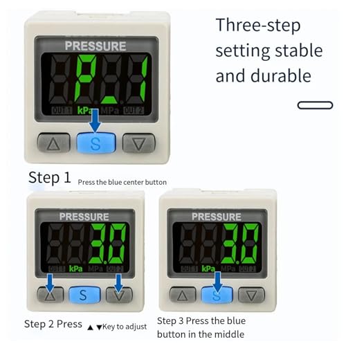 Vanne pneumatique vide de précision avec pressostat RC 1/8 - 5