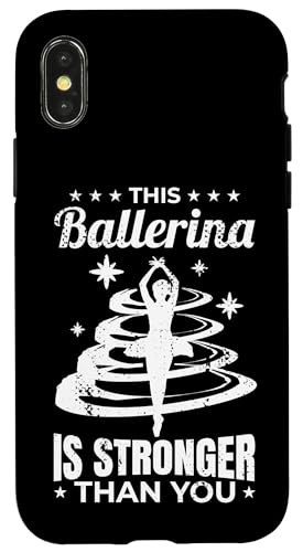 Questo disegno di Ballerina Is Stronger Than You è un piccolo regalo per ogni ballerina, danzatrice, insegnante di danza classica o amante del balletto classico che ama il suo hobby.