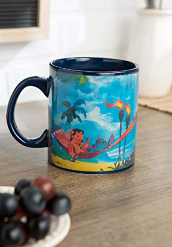 Silver Buffalo Disney Lilo and Stitch Space to Beach Heat Reveal Ceramic Mug, 20 Ounces image 6