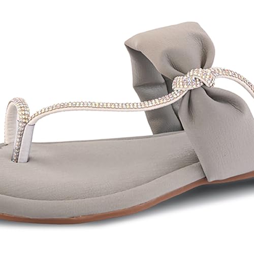 Image of Centrino Women's Slide Sandals | Stylish Slip-On for Ladies | T-Strap Cushioned Footbed for Comfort | Elegant & Trendy Braided Strap Flip Flops | Lightweight Casual Summer Slides (9311)