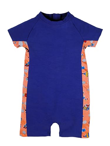 Image of KiddoPanti Boys & Girls Half Sleeve Mid Thigh Length Swim Suit