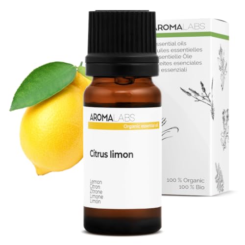 Limón BIO (Citrus limon) - 10 mL - Aceite Esencial Quimiotipado y Certificado AB - Aroma Labs