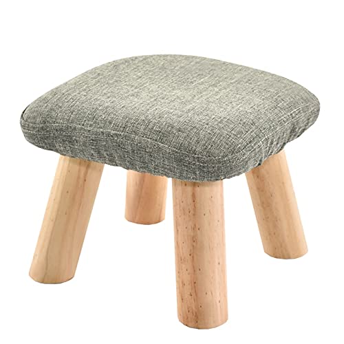 Tabouret cube en bois ergonomique et mobile pour soulager le dos en se chaussant