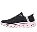 Skechers Women's Go Walk Glide Step 2.0 Belah Hands Free Slip-Ins Sneaker, Black/Pink, 11