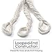 Loop End Commercial String Mop Head, String Cotton mop Heads, 6 Inch Headband, Mop Head Replacement for Home, Highly Absorbent,Industrial and Commercial Use