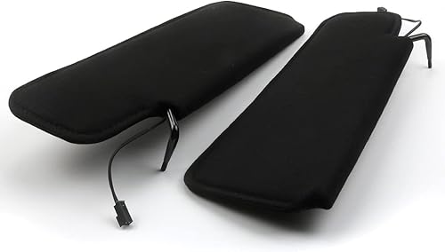 Miniatura 7 de Parasoles con espejo de tocador y luz LED para Corvette C4 1984-1996