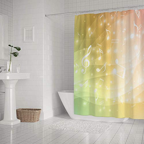 Rideau de douche imperméable lavable protégeant le sol des éclaboussures - 3