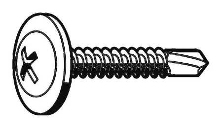 Tornillo Autoperforante 1/2 pulg Phillips Zinc