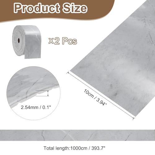 Bordes de pared impermeables y extraíbles efecto mármol para proteger esquinas y mesas 2