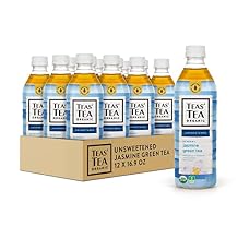 Teas Tea Unsweetened Jasmine Green Tea 16.9 Ounce Pack of 12 Organic, Sugar Free, 0 Calories