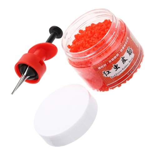 Mobestech 赤いワーム用フックキャッチャー付き多機能赤虫クリップ 製耐摩耗性で餌を傷めず 清潔保持 アウトドア釣具 川釣り仕掛けに