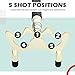 Skylety Pool Cue Snooker Stick Pool Table Accessories Retractable Silicone Billiards Cue Rest with Removable Low Brass Bridge Head