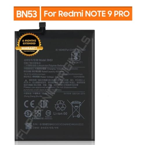 Image of BN53 Battery for Redmi Note 9 pro M2003J6B2G Battery with 6 Month Warranty** (I148)