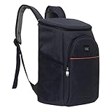 ☀ [MATERIALE]: El exterior del Bolso de Refrigeración está elaborado en tela Oxford 1680D de alta densidad, resistente al agua y resistente a la suciedad haciéndolo duradero, impermeable y fácil de lavar.