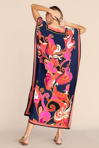 kaftan for women plus size bathing suit cover up vneck batwing dress loose fit moroccan caftan mumu dresses4