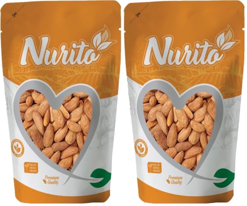 Image of Nurito Gurbandi Almonds 250 Grams with Rich Flavor, High Antioxidant Content, and Brain-Boosting Nutrition for Daily Vitality and Wellness |Packed with Energy to Support Kids' Learning, Adults' Productivity, and Elders' Strength