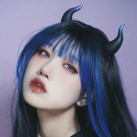 Miniatura 3 de Cuernos de diablo góticos oscuros, horquilla fantasma, borde de horquilla, pinzas para el cabello, disfraz de oreja de murciélago, disfraz de