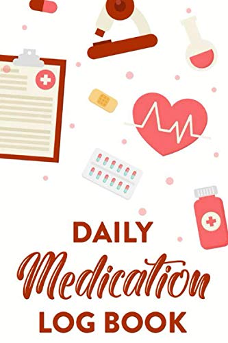 BookFactory Medication Log Book/Daily Medicine, Pills ...