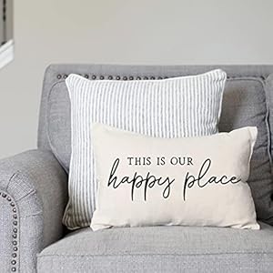 PANDICORN This is Our Happy Place Pillow Covers 12x20 Inch Modern Farmhouse Outdoor Decorations Lumbar Decorative Throw Pillows Cases Cushion Covers for Living Room Bedroom Porch Couch Sofa Decor PANDICORN This is Our Happy Place Pillow Covers 12×20 Inch Modern Farmhouse Outdoor Decorations Lumbar Decorative Throw Pillows Cases Cushion Covers for Living Room Bedroom Porch Couch Sofa Decor