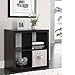 Better Homes and Gardens Bookshelf Square Storage Cabinet 4-Cube Organizer (Espresso, 4)