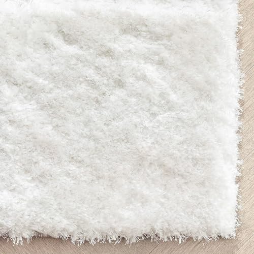 Image of SAGON Anti-Skid Shaggy Carpet Rug for Home | Ultra-Soft Plush Floor Mat for Living Room & Bedroom | Non-Slip, High-Density, Cozy Luxury Decor| 6 x 9 Feet Red - B