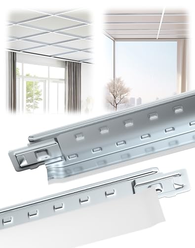 60 Pack 2FT Drop Ceiling Cross Tees Galvanized Steel Grid Components for 2x2/2x4 FT Ceiling Panels Rust-Resistant StructonWorld Snap-in Installation for Home Office Bathroom Garage