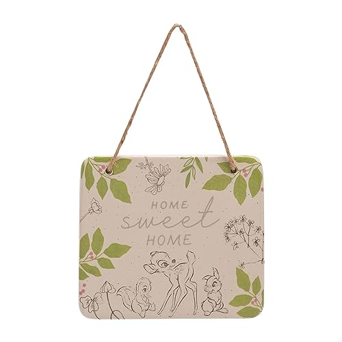 Disney Forest Friends Bambi Plaque « Home Sweet Home »
