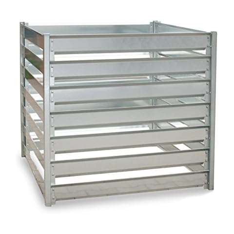 Komposter 1200 aus feuerverzinktem Metall Cover