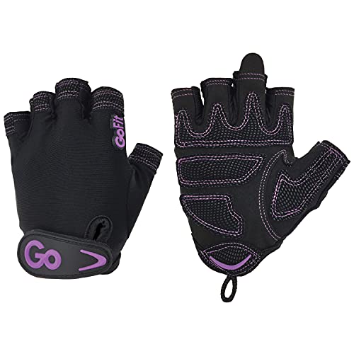 GoFit GF-WCT-M/PPL Women's Xtrainer Cross-Training Gloves (Medium/Purple)